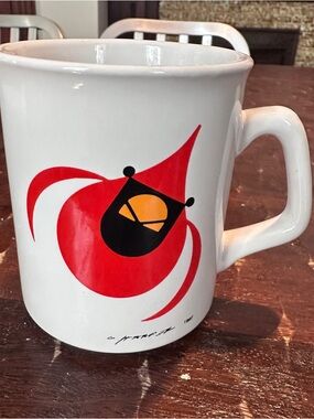 Charley Harper Cardinal Ceramic Mug